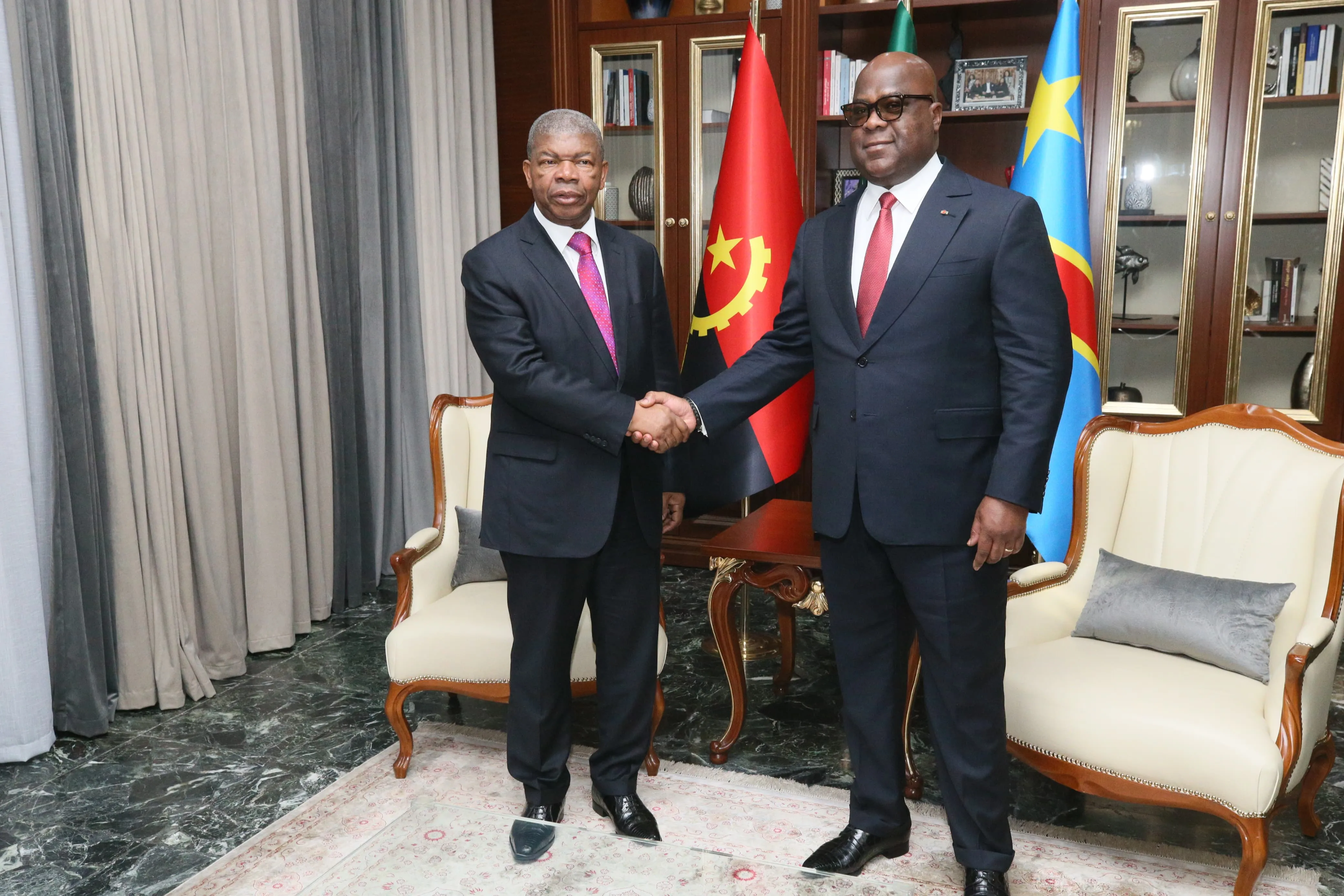 João Lourenço e Félix Tshisekedi reúnem-se em Kinshasa