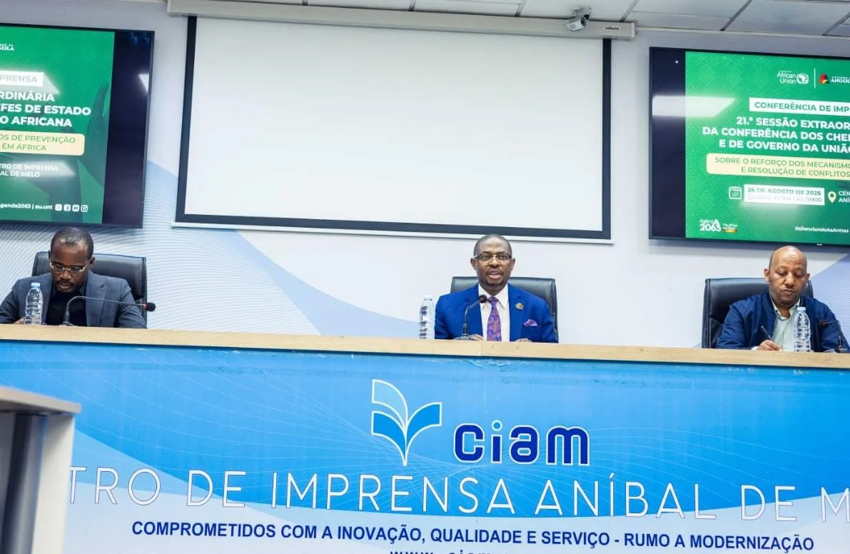 Conferência de imprensa aborda objectivos da 21.ª Sessão Extraordinária da União Africana