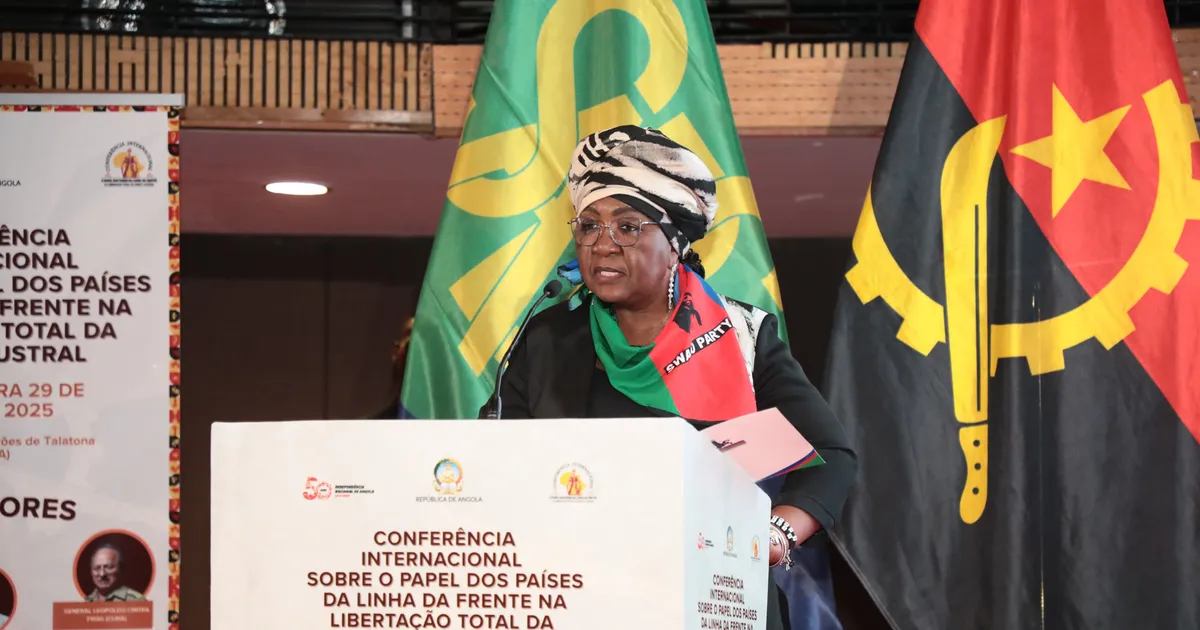Sophia Shaningwa defende união dos países da África Austral para manter a paz