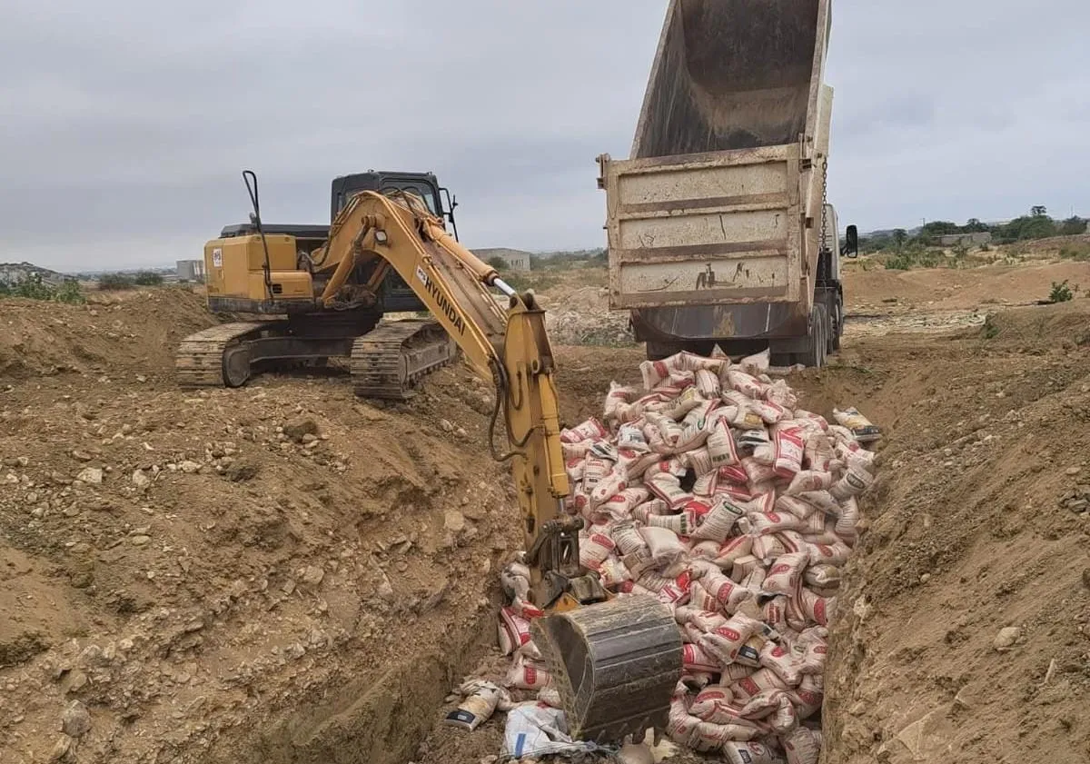 SIC destrói duas toneladas de arroz impróprio para consumo em Benguela