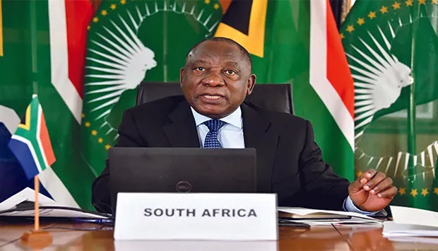 Ramaphosa apela ao diálogo com países africanos vizinhos