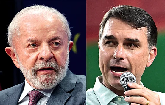 Lula e Flávio Bolsonaro disputam segunda volta