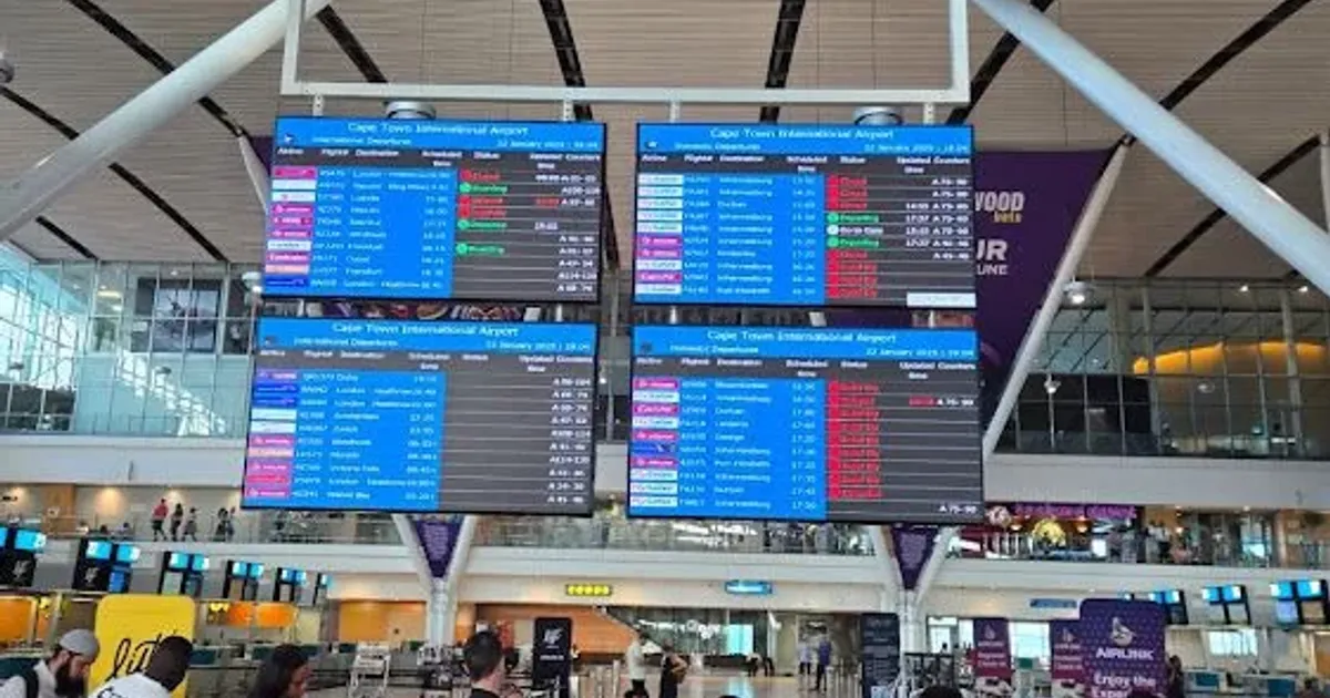 Aeroporto Internacional da Cidade do Cabo coroado o melhor do mundo em 2025