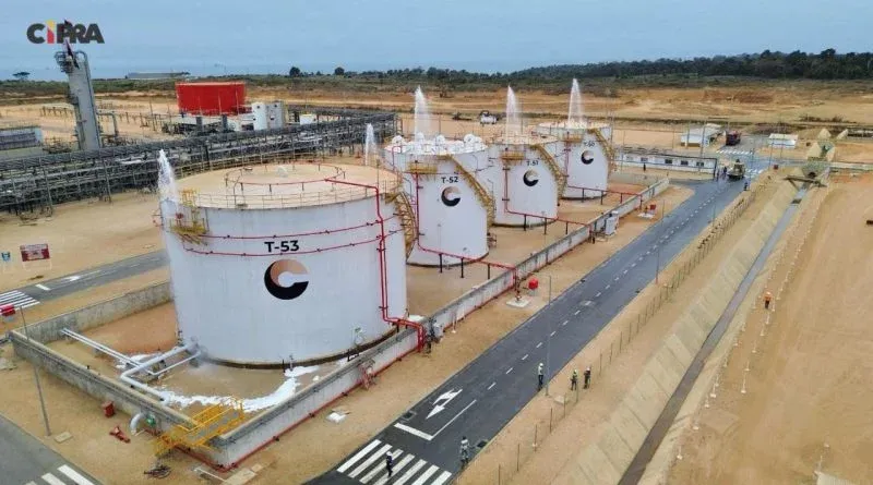 Refinaria de Cabinda conclui primeira transferência de combustível pesado