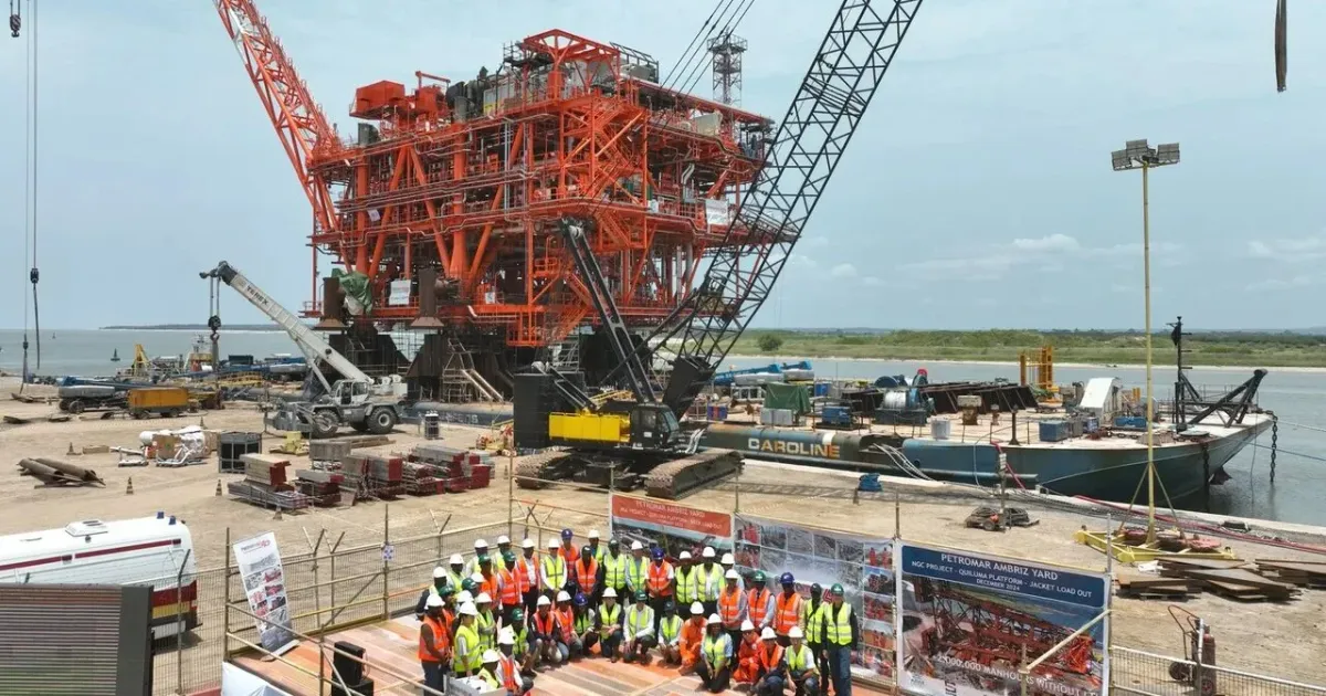 Azule Energy Anuncia Conclusão da Maior Plataforma de Processamento de Gás Made in Angola