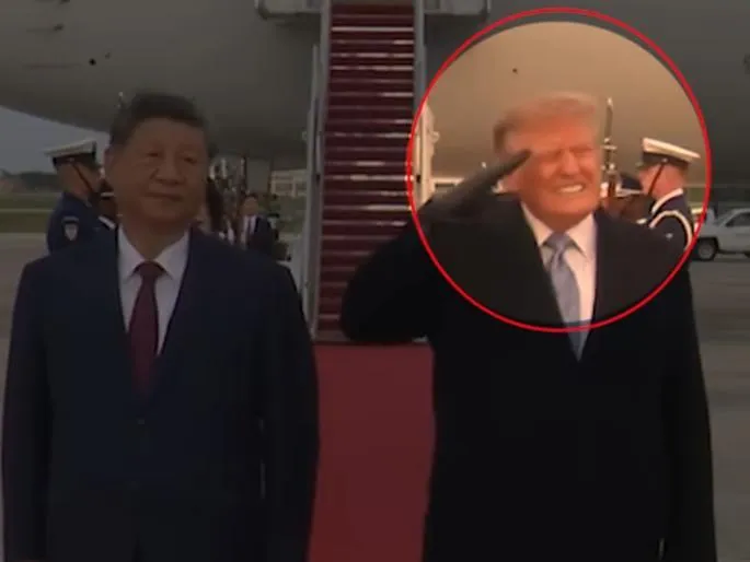 EUA/China: Donald Trump aposta na forma de receber, Xi Jinping investe na mensagem – Presidente chinês recebido no aeroporto com pompa, circunstância e… um ruidoso bombardeiro estratégico B1 Lancer