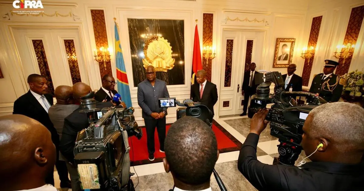 RDC: Tshisekedi faz segunda visita à Cidade Alta em três dias para convencer João Lourenço a voltar a agarrar no Processo de Luanda para a paz no leste congolês