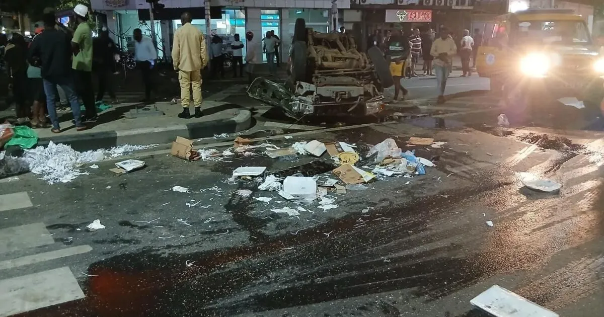 Luanda: Acidente de viação na Av. Brasil causou a morte de cinco pessoas esta madrugada