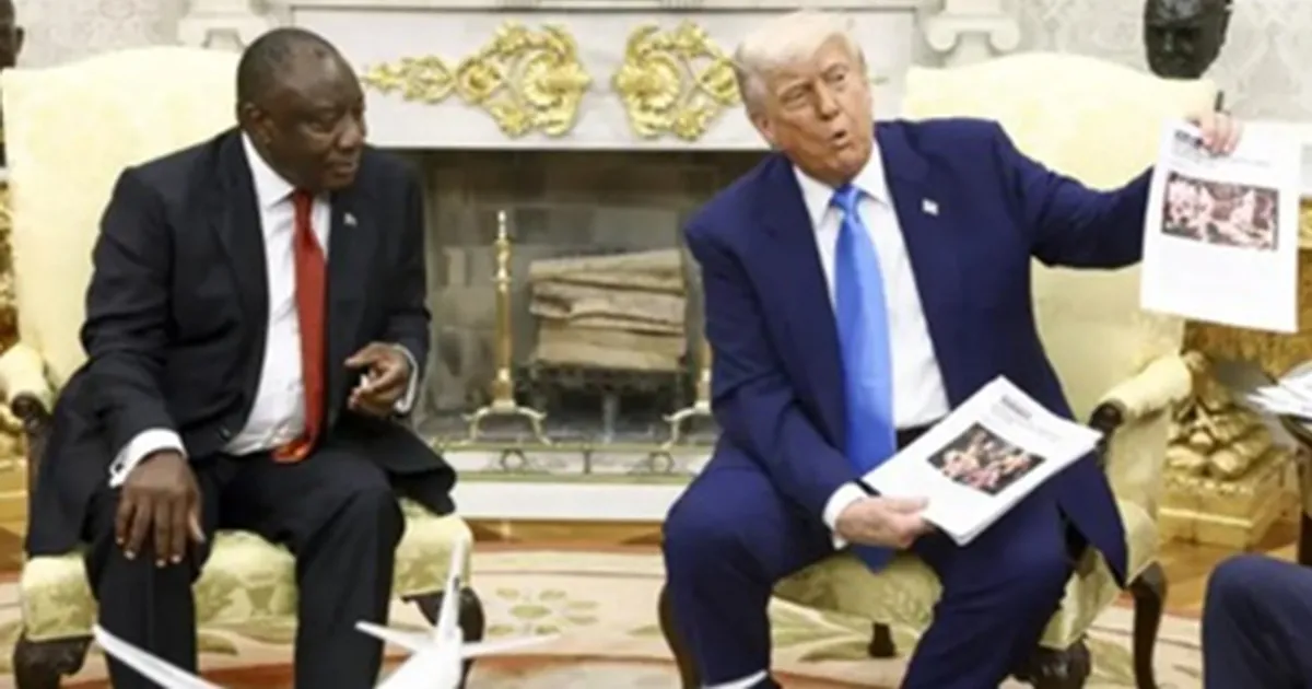 Donald Trump usa imagens feitas no Congo para exercer pressão sobre Presidente sul-africano durante a armadilha que lhe montou na Casa Branca