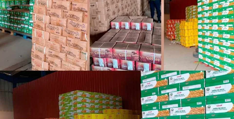 Polícia Fiscal e AGT apreendem mais de 100 contentores provenientes da China e prestes a ser transportados ilegalmente para a RDC