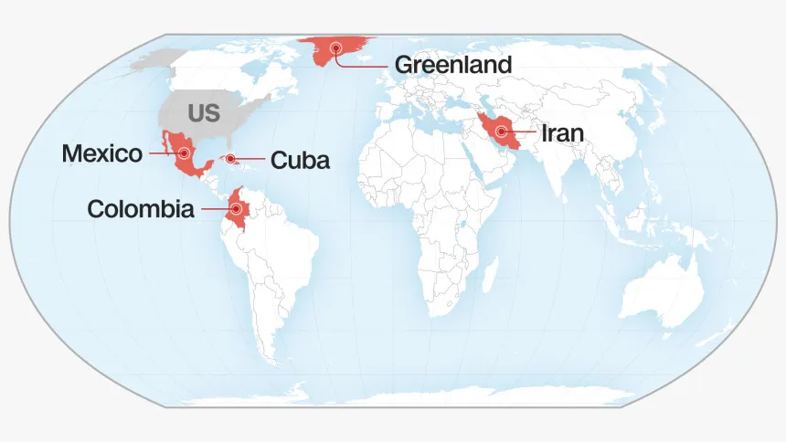 Irão avisa que EUA vão ser responsabilizados pelos distúrbios e a Europa Ocidental anuncia contra-ataque histórico face à ameaça norte-americana sobre a Gronelândia
