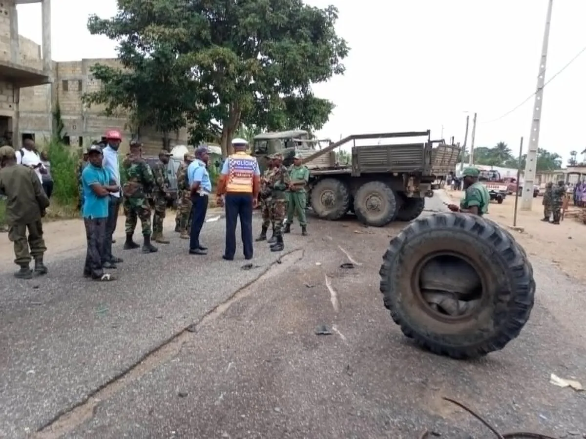 Cabinda: Acidente com veículo militar mata dois FAA, um civil e deixa 36 feridos