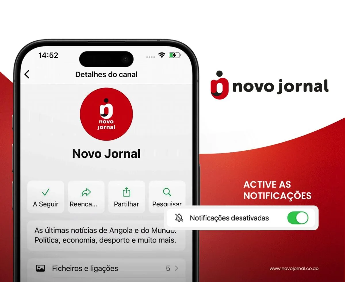 Chegou o novo canal do Novo Jornal e está no WhatsApp