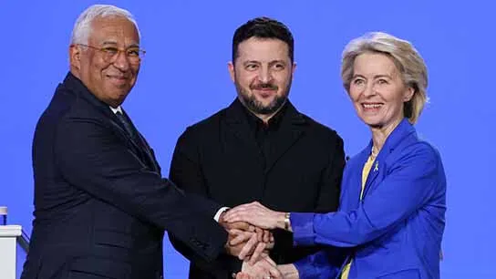 Rússia/Ucrânia: Líderes europeus correm para Kiev mas não mostram o caminho a Zelensky para a União Europeia – Dia da Independência com nada de novo a Oeste