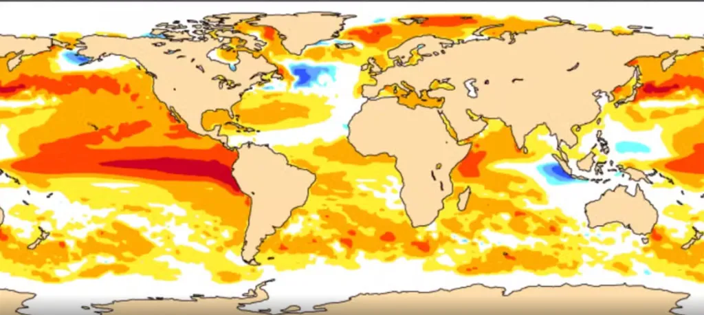 Clima: África Austral no caminho daquele que pode ser o mais devastador "El Niño" em mais de um século – Sul de Angola está na zona vermelha deste mapa de risco