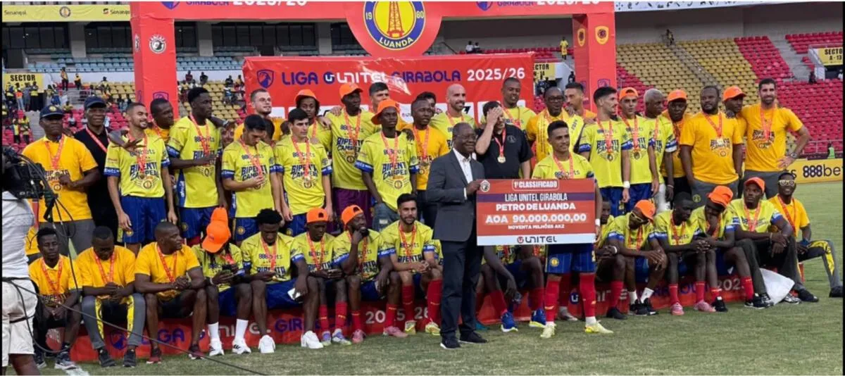 Girabola: Clubes vão receber dinheiro pela primeira vez por participarem – Campeão premiado com 90 milhões kz - Wiliete conquista 2º lugar
