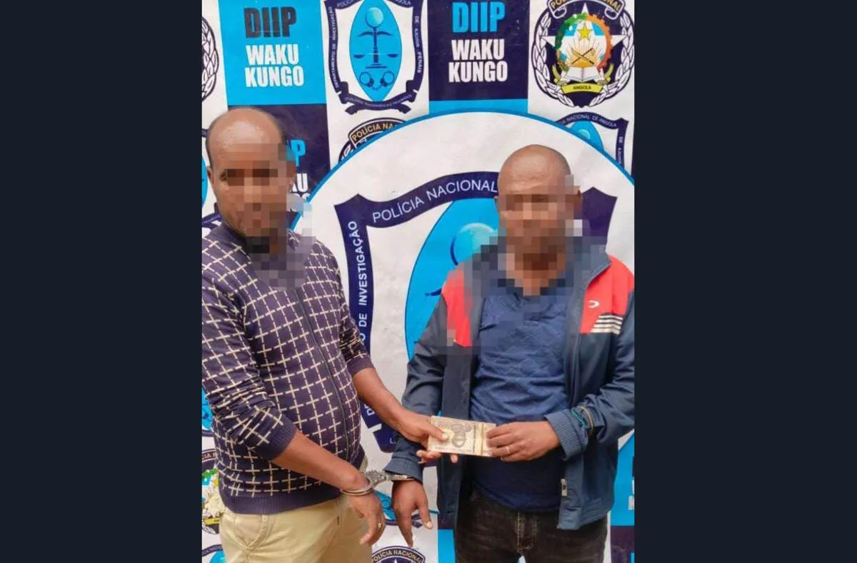 Detidos eritreus por tentarem subornar o chefe do DIIP no Waku-Kungo com 150 mil kz