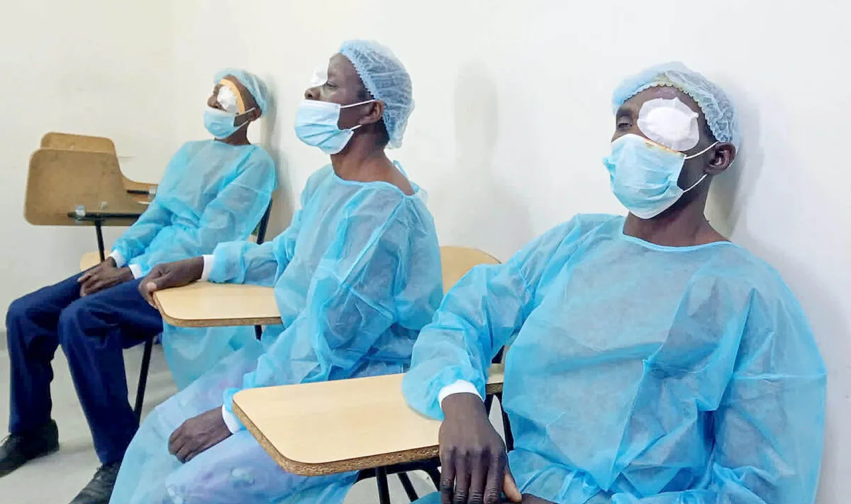 Campanha de cirurgias gratuitas devolve a visão a mais de 500 pacientes com catarata no Huambo