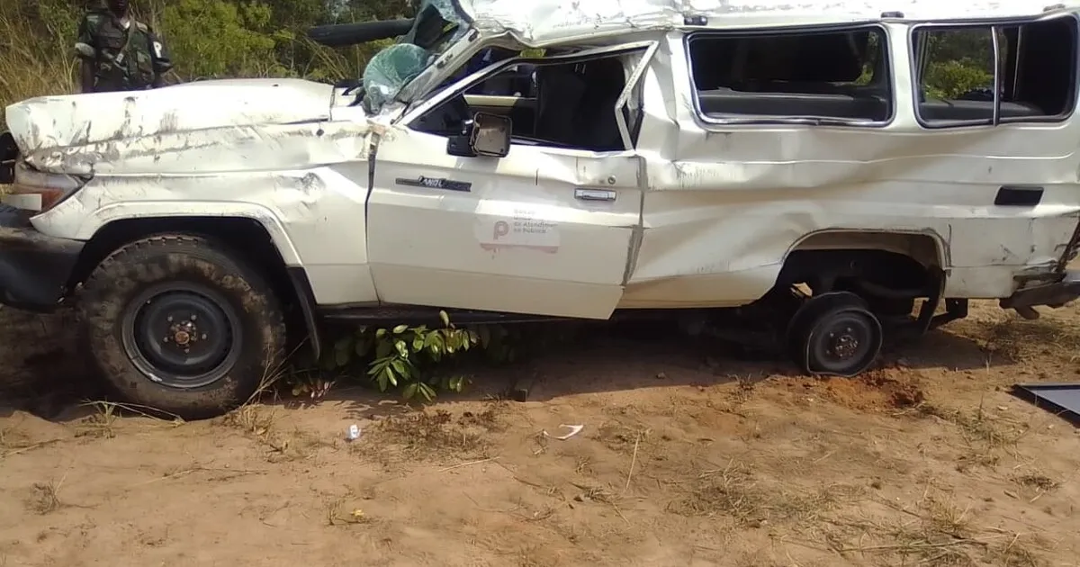 Lunda-Sul: Acidente de viação envolvendo carro do BUAP mata um soba, dois coordenadores e deixa sete feridos