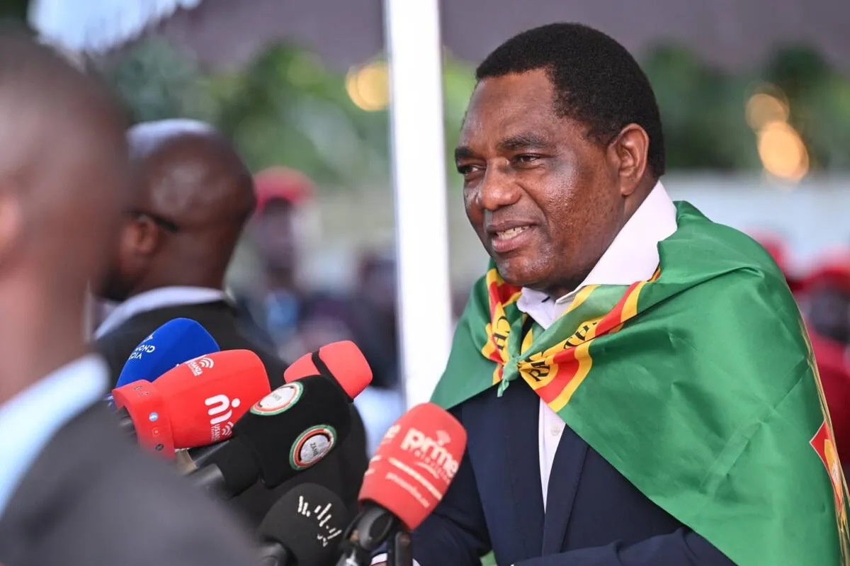 Acusações de abuso de poder na Zâmbia ensombram tomada de posse de Hakainde Hichilema esta terça-feira