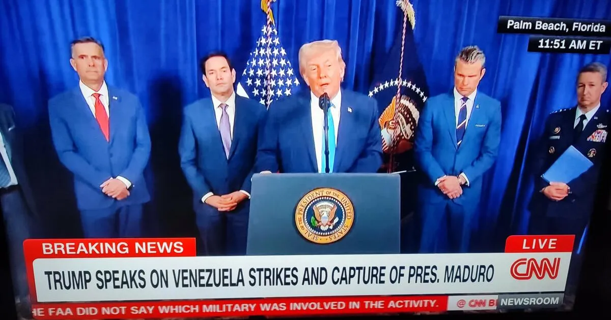 Venezuela: Trump anuncia que os EUA vão "gerir o país" depois da operação de extracção e sequestro do Presidente Nicolas Maduro - "Quem tentar impedir, terá o mesmo destino"