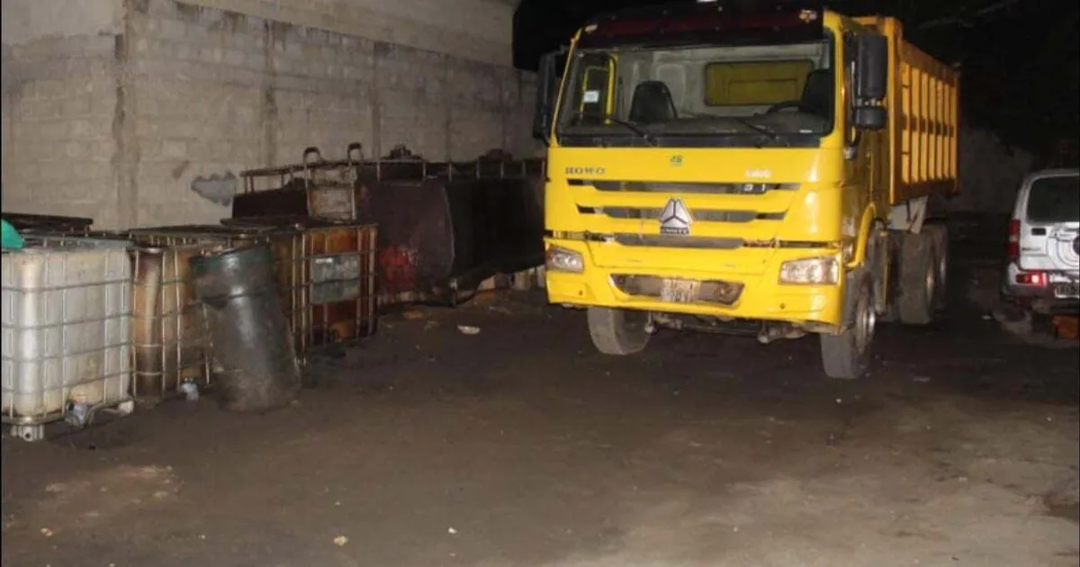 Cabida: PN desmantela armazém com mais de 50 mil litros de gasóleo e detém dois contrabandistas