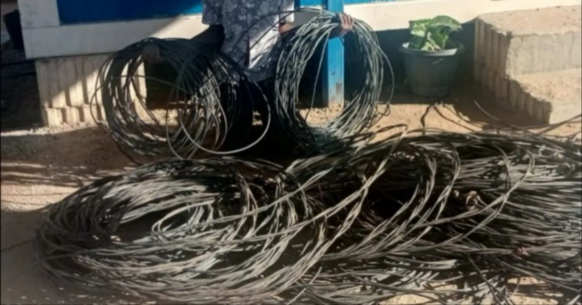 Huambo: jovem detido por roubar mais de 600 metros de cabos eléctricos - Roubo deixou parte da Centralidade do Lossambo sem energia