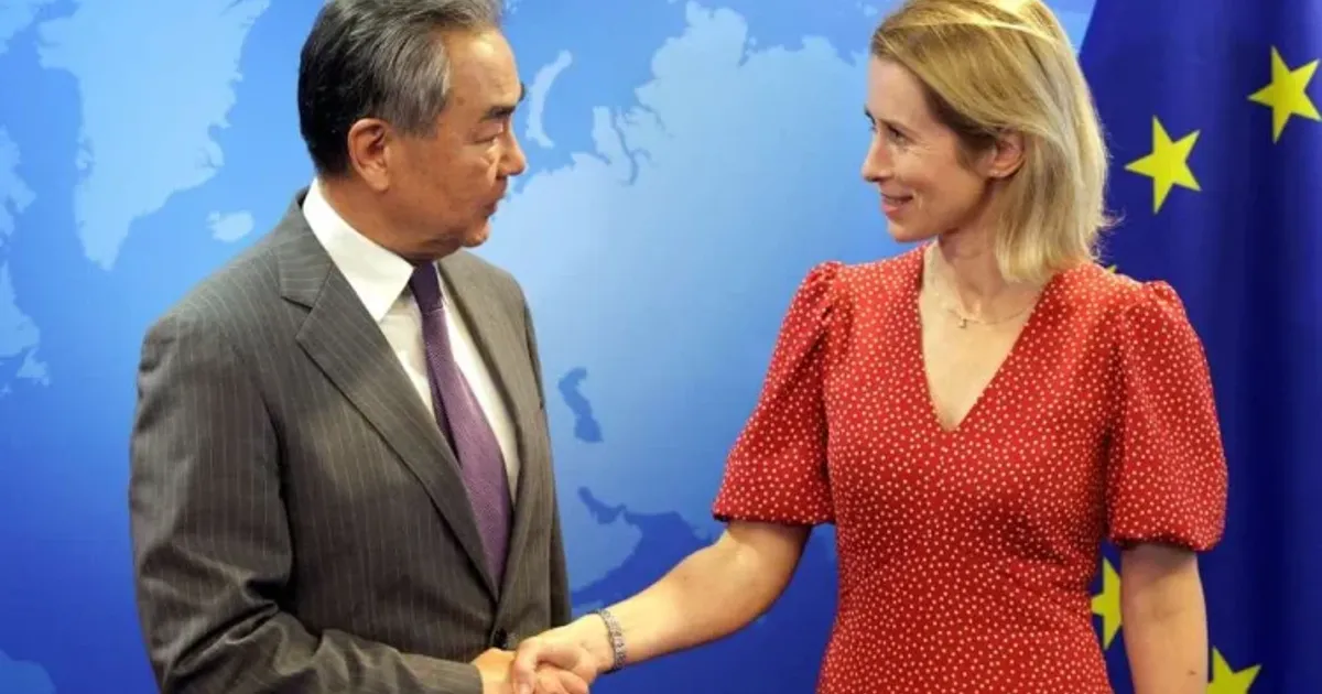 Chefe da diplomacia chinesa exorta União Europeia a evitar a confrontação