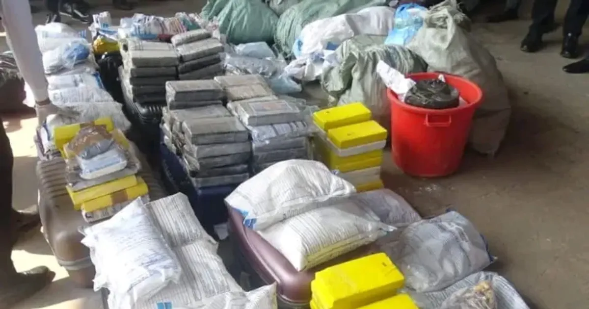Incinerados mais de 100 quilos de droga em Luanda