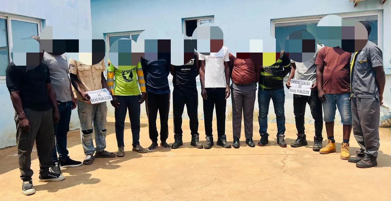 Onze suspeitos detidos por vandalismo de postes de média tensão em Luanda