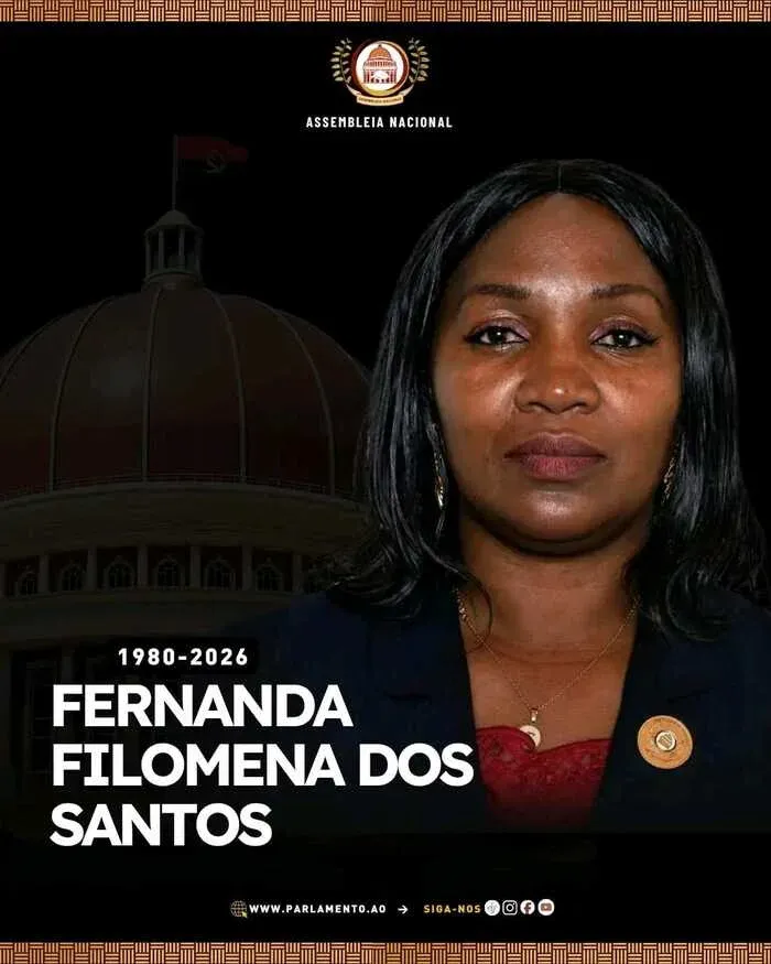 Deputada Fernanda Filomena dos Santos enluta Assembleia Nacional