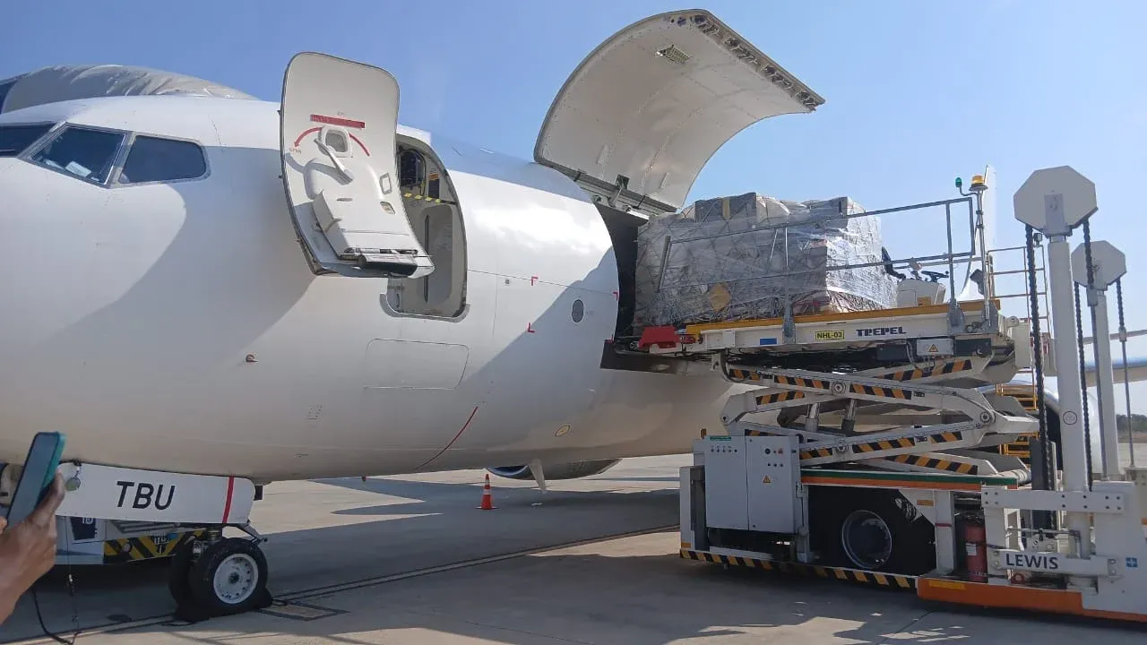 TAAG realiza primeiro transporte de carga a Lusaka