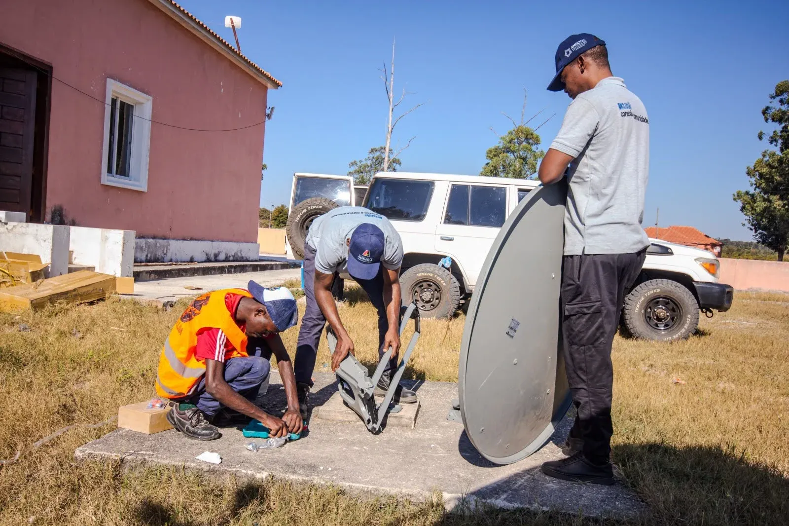 Nova estação de conectividade do ANGOSAT-2 vai beneficiar cerca de 50 funcionários no Lutuai