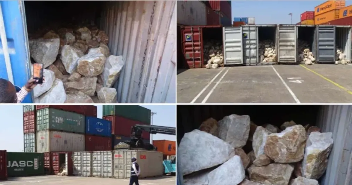 Detentora das três mil toneladas de quartzos apreendidas no Porto diz que o produto ia para a China como amostra