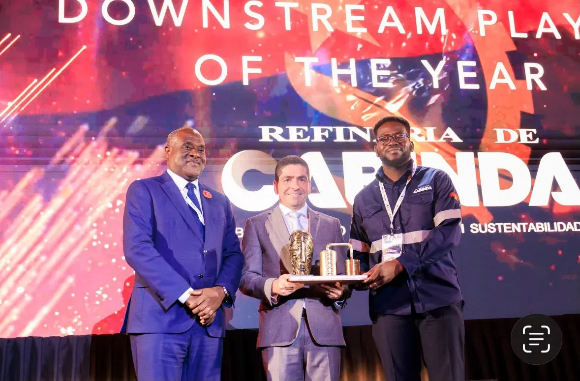 Refinaria de Cabinda vence prémio de Downstream Player of the Year nos AOG Awards 2026