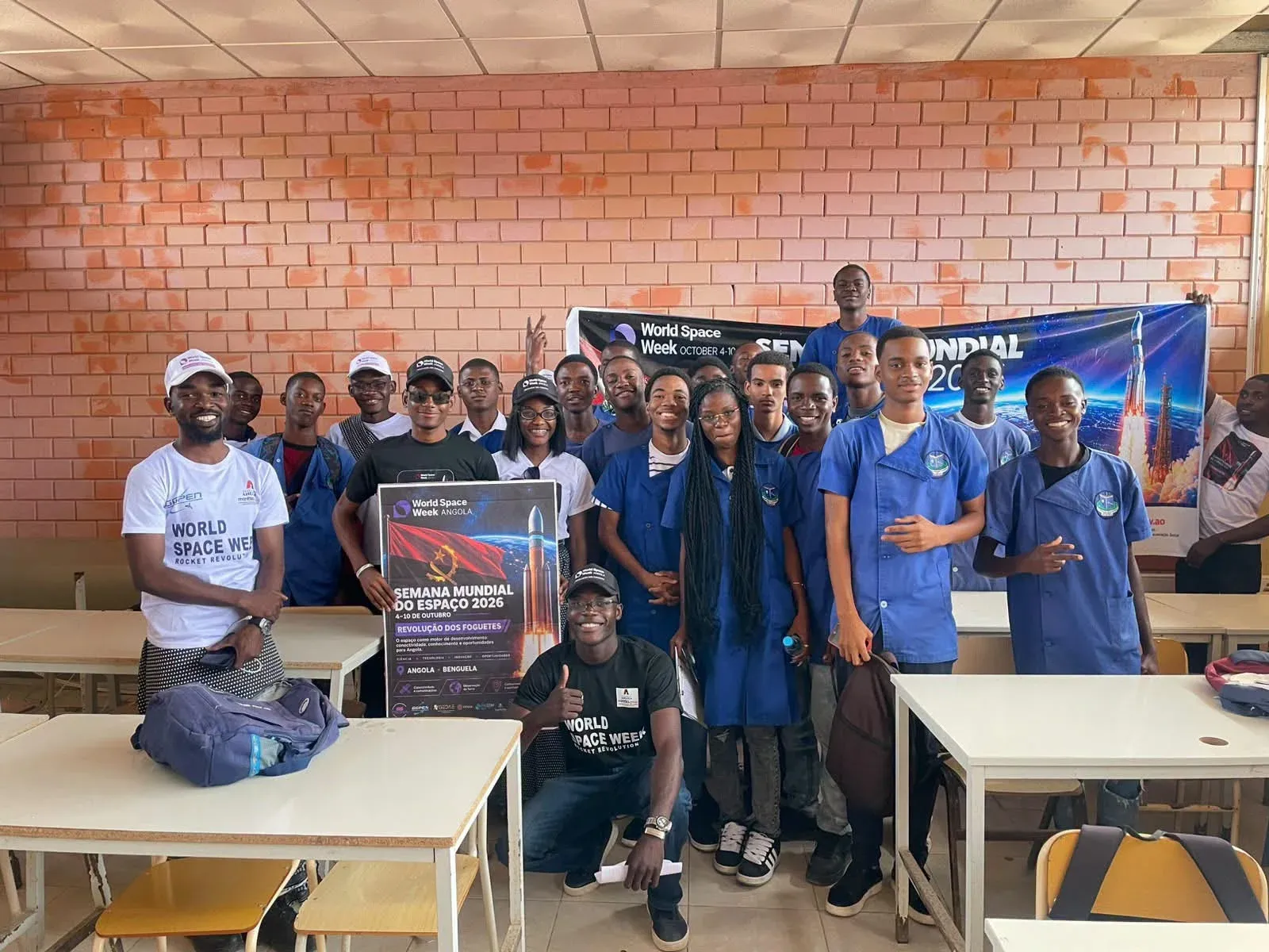 Mais de 200 estudantes sensibilizados sobre temática espacial no Instituto Industrial de Benguela