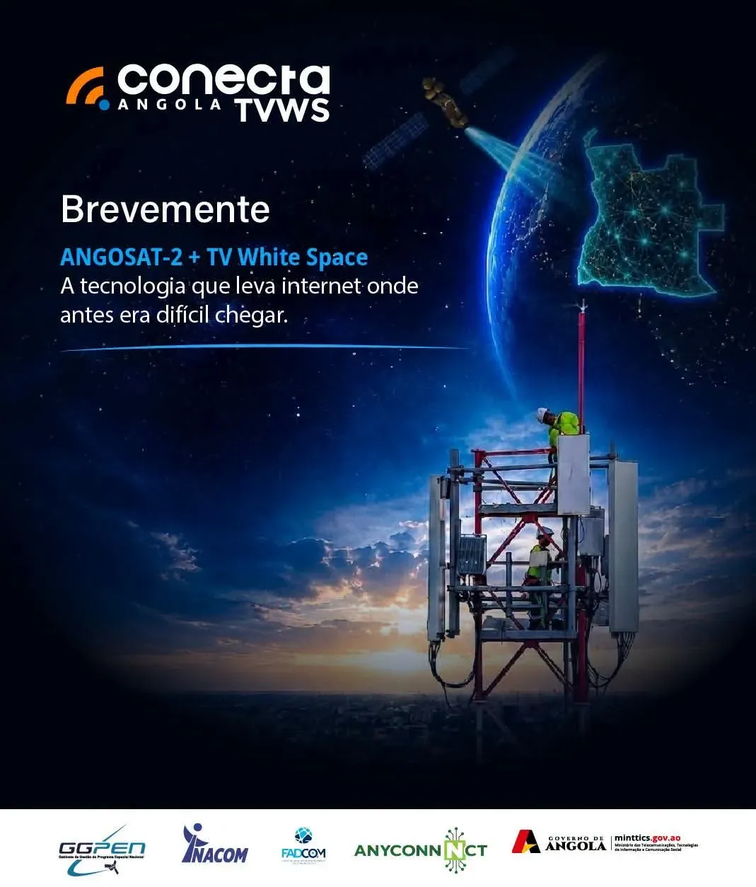 ‎MINTTICS lança amanhã Conecta Angola TV White Space no Ramiros