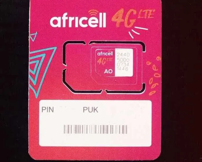 Chip da Africell dispara para até 1000 kwanzas em Luanda após ataque cibernético à Unitel