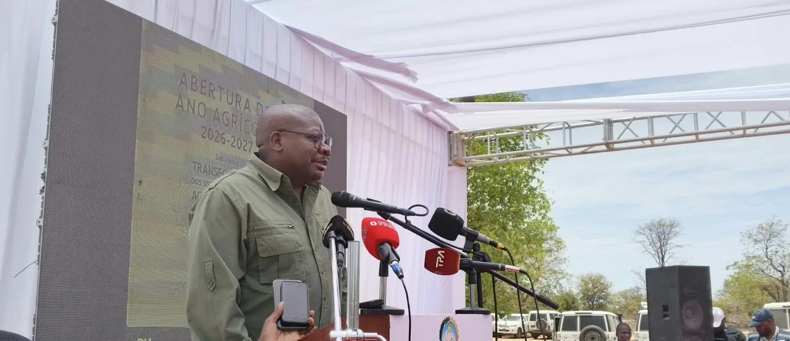 Namibe promete reforçar apoio à agricultura para reduzir perdas pós-colheita; José Massano apela a jovens no Cunene para apostarem no sector em 29 e 30 de Outubro de 2026