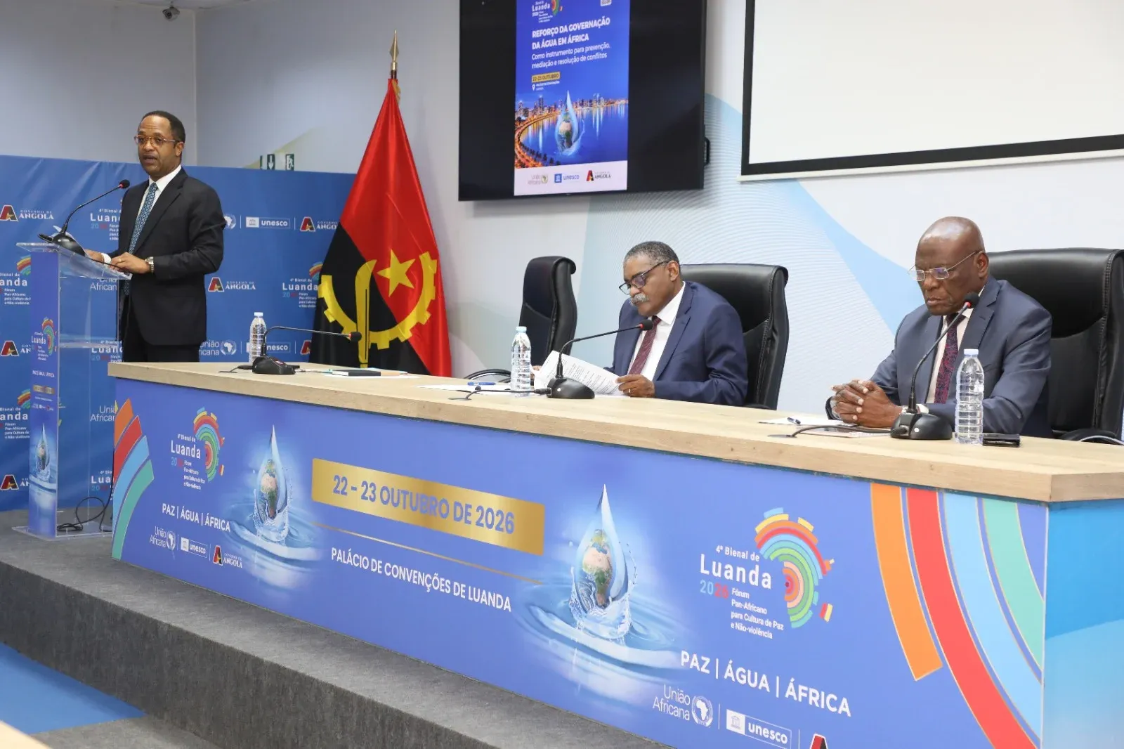 Bienal de Luanda de 22 a 23 de Outubro vai centrar debate na governação da água em África