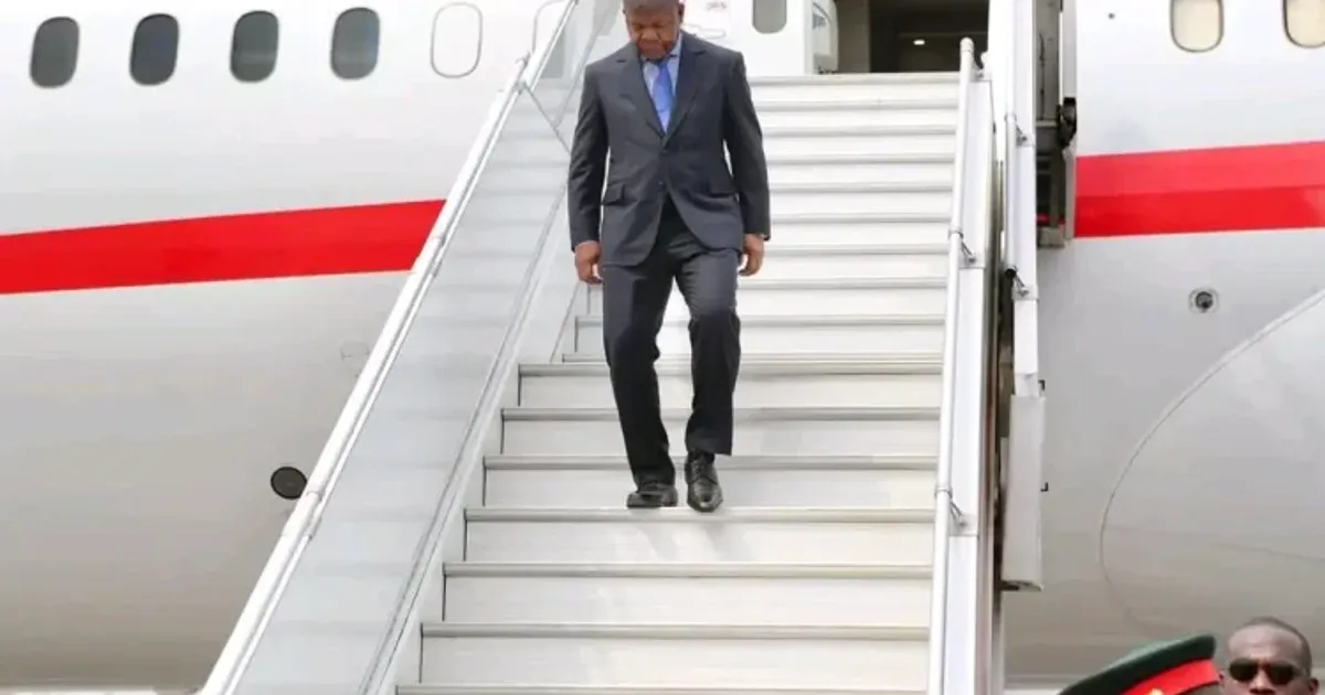 PR João Lourenço em Luanda após participar da Cimeira dos BRICS