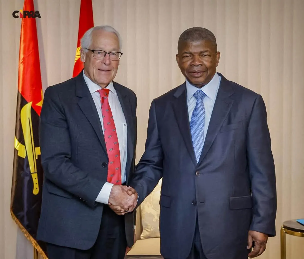 João Lourenço aborda cooperação com presidente da Rob Walton Foundation