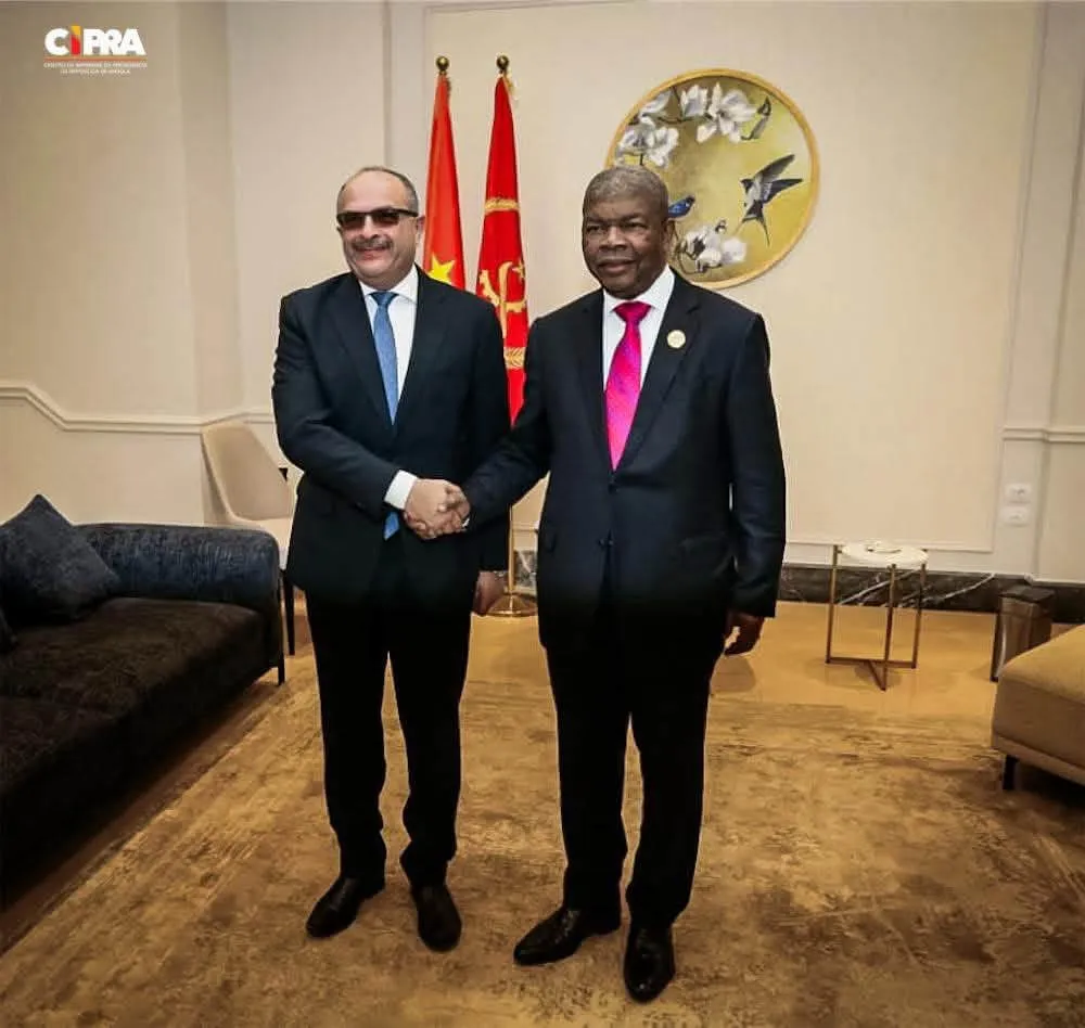 Presidente da República recebe presidente e CEO da Arab Contractors
