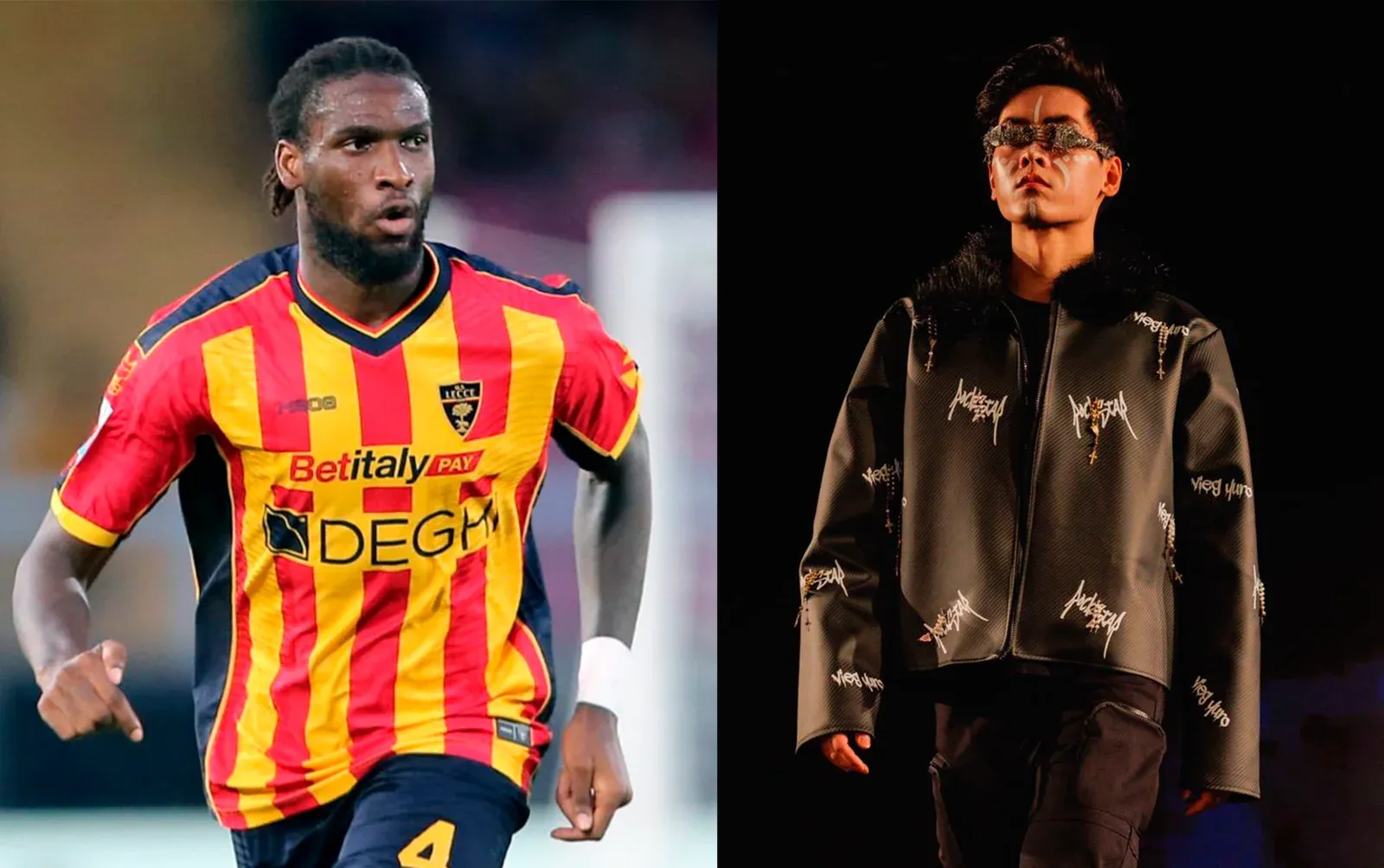 Jogador do Lecce, da Itália, adquire casaco de quase 4 milhões Kzs da marca angolana VIEG YURO