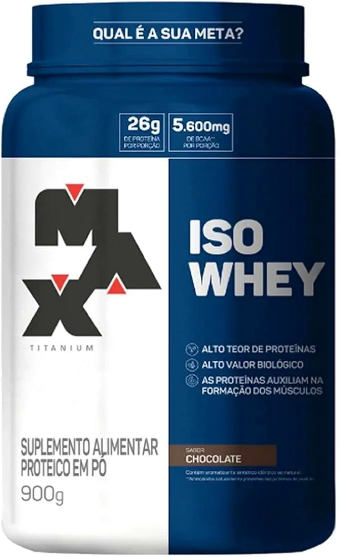 Max Titanium ISO Whey — Sabor: Chocolate