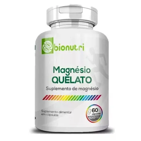 Bionutri Magnésio Quelato 500 mg — Sabor: Sem sabor