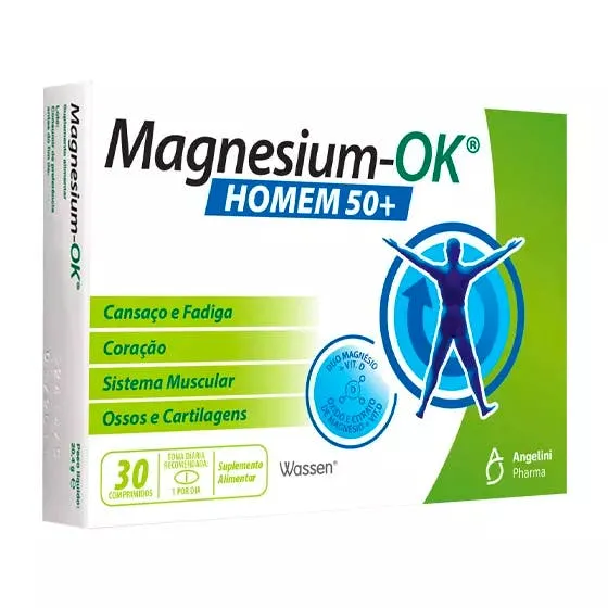 Angelini Magnesium OK Homem 50+ — Sabor: Sem sabor