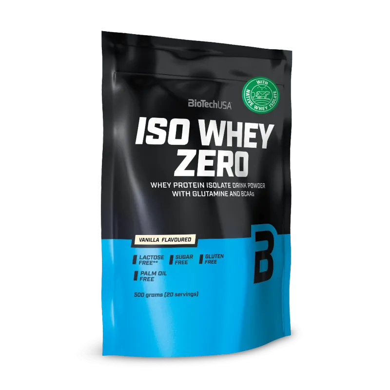 BioTechUSA Iso Whey Zero — Sabores: Banana, Baunilha, Chocolate, Morango