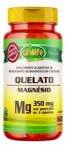 Unilife Magnésio Quelato — Sabor: Sem sabor
