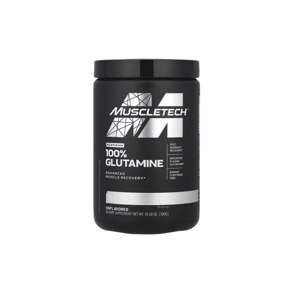 MuscleTech Platinum Glutamine — Sabor: Sem sabor